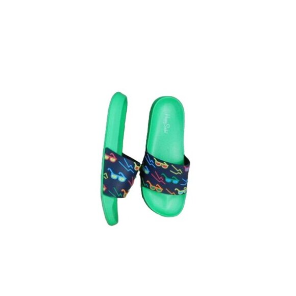 Happy Socks Size 42/43 (11-12) Slide Style Sunglasses Sandals Water Shoes NEW - Picture 3 of 3